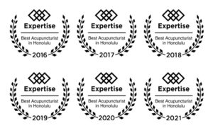 Best Acupuncturist in Honolulu by Expertise.Com - 6 Consecutive Years in a Row
