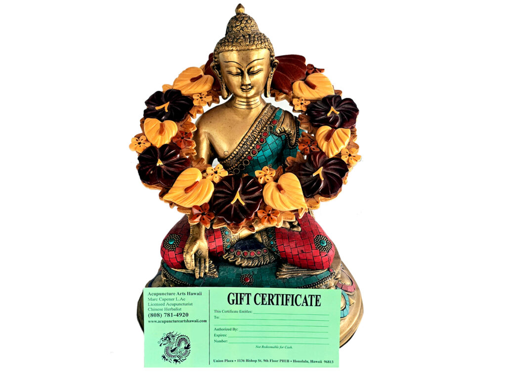 acupuncture arts gift certificate